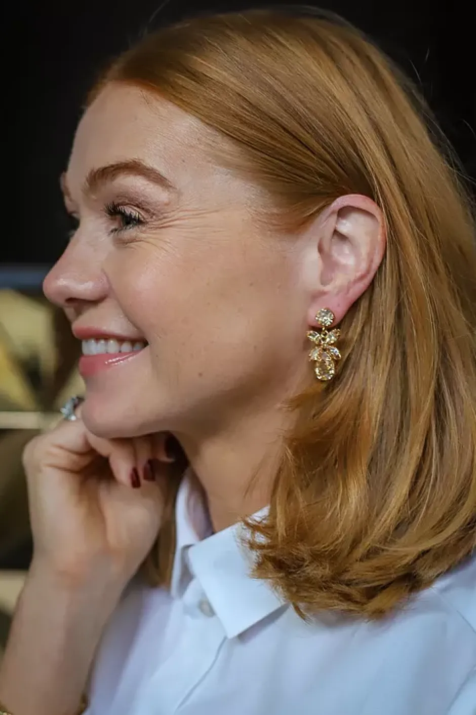 Mini Dione Earrings Gold Golden Shadow^CAROLINE SVEDBOM Online