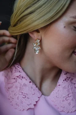 Mini Dione Earrings Gold Crystal^CAROLINE SVEDBOM Clearance