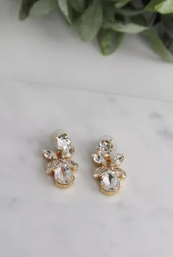 Mini Dione Earrings Gold Crystal^CAROLINE SVEDBOM Clearance