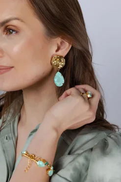 Mini Drop Bracelet Gold Soft Mint^CAROLINE SVEDBOM Sale