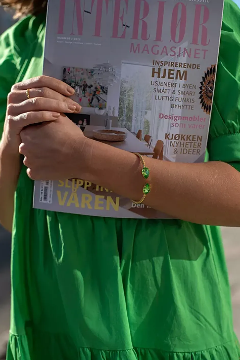 Mini Drop Bracelet Peridot^CAROLINE SVEDBOM New