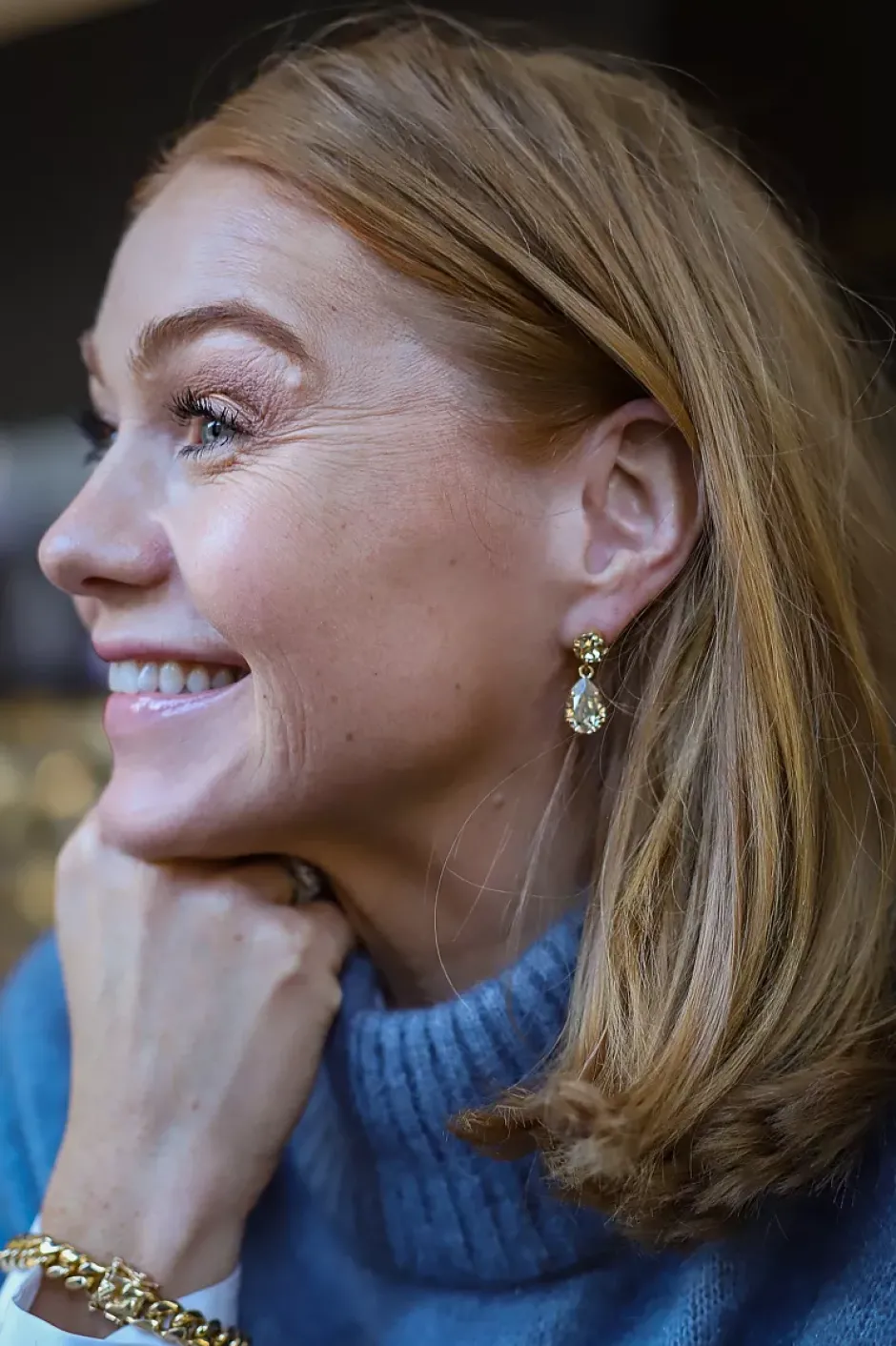 Mini Drop Earrings Golden Shadow^CAROLINE SVEDBOM Clearance