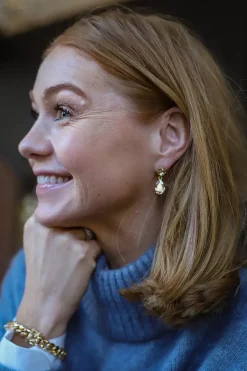 Mini Drop Earrings Golden Shadow^CAROLINE SVEDBOM Clearance