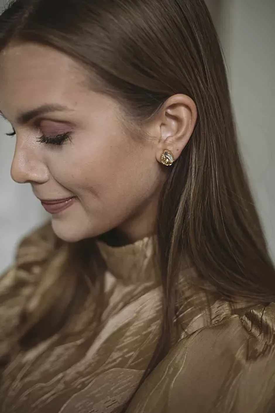 Mini Drop Studs Golden Shadow^CAROLINE SVEDBOM Discount