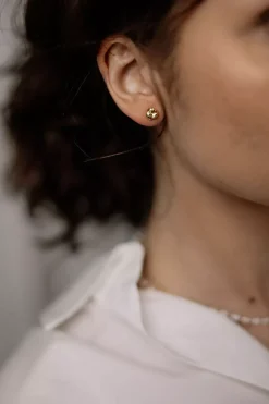Mini Knot Earrings Gold^HIIL STUDIO JEWELRY Discount