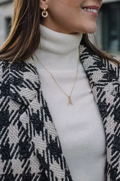 Mini Letter Necklace Gold^CAROLINE SVEDBOM Fashion
