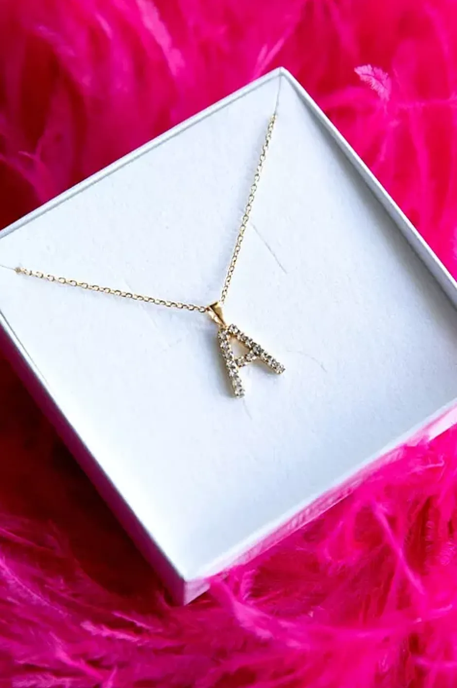Mini Letter Necklace Gold^CAROLINE SVEDBOM Fashion