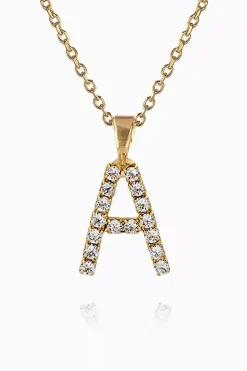 Mini Letter Necklace Gold^CAROLINE SVEDBOM Fashion