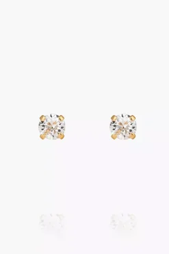 Mini Stud Earrings Gold Crystal^CAROLINE SVEDBOM Discount