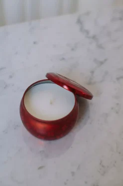 Mini Tin Candle Cherry Gloss 25t^VOLUSPA New