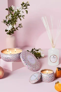 Mini Tin Candle 25t Saijo Persimmon^VOLUSPA Clearance