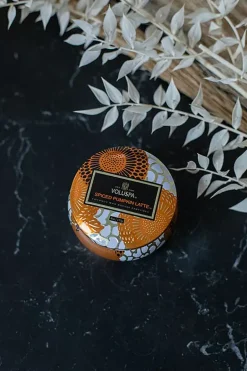 Mini Tin Candle 25t Spiced Pumpkin Latte^VOLUSPA Online