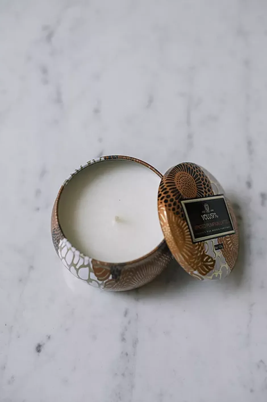 Mini Tin Candle 25t Spiced Pumpkin Latte^VOLUSPA Online