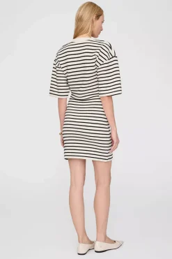 Mona Dress Black Stripe French Terry^ANINE BING Fashion
