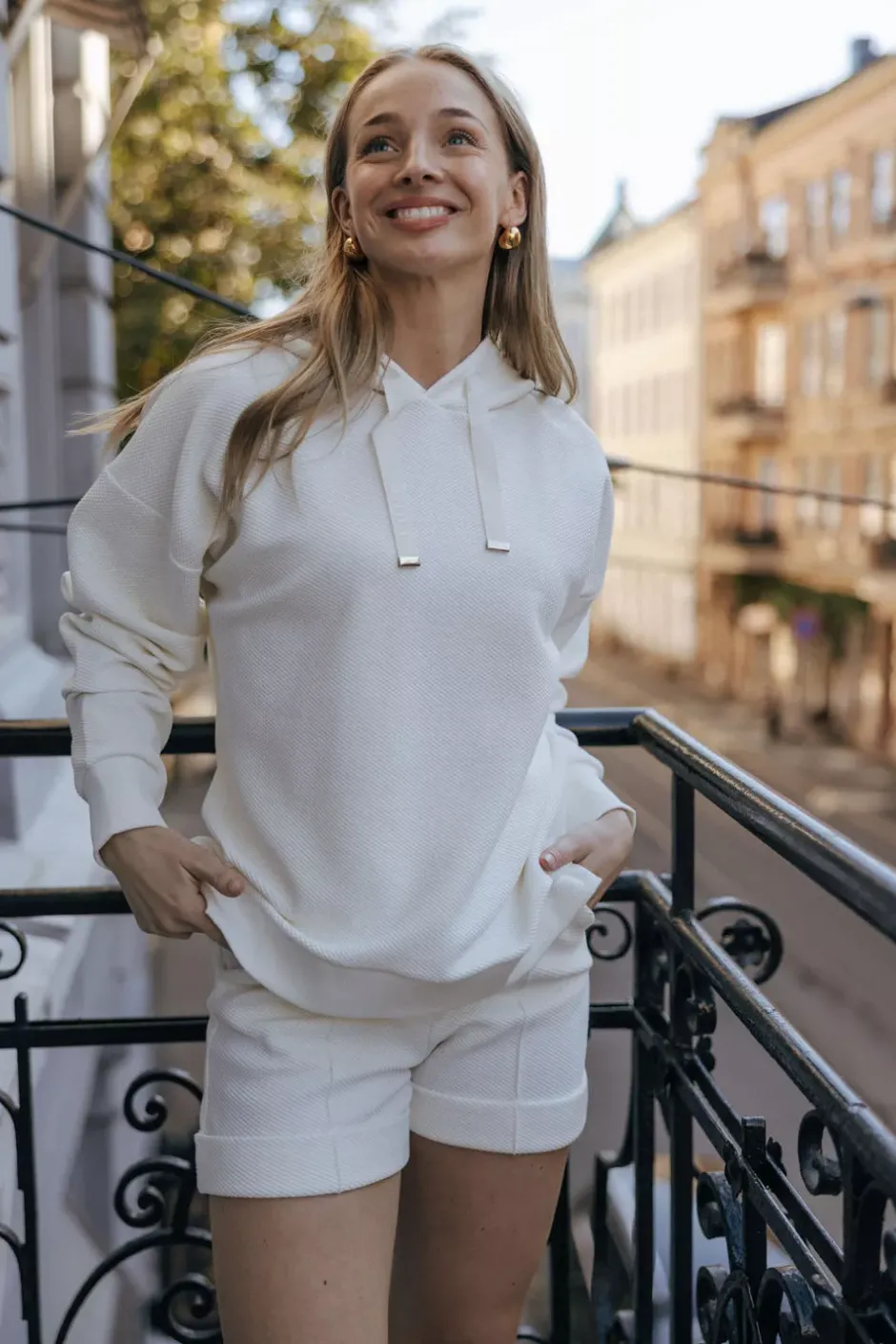 Moon Classic Corded Hoodie Marshmellow^LUNE ACTIVE Discount