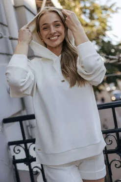 Moon Classic Corded Hoodie Marshmellow^LUNE ACTIVE Discount