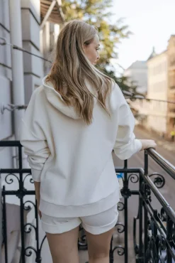 Moon Classic Corded Hoodie Marshmellow^LUNE ACTIVE Discount