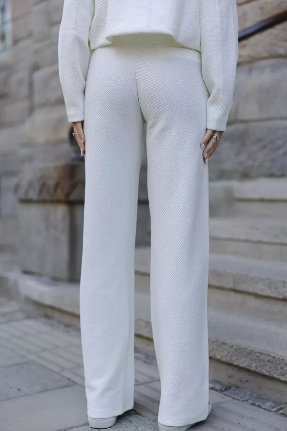 Moon Classic Flared Pants Marshmellow^LUNE ACTIVE Outlet