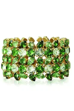 Multi Cuff Bracelet Gold Green Combo^CAROLINE SVEDBOM Online