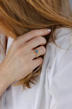 Nani Ring Gold Aquamarine^CAROLINE SVEDBOM Best