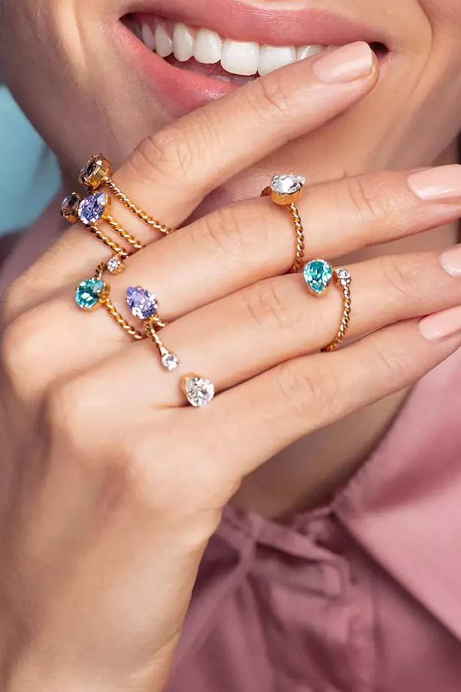 Nani Ring Gold Vintage Rose^CAROLINE SVEDBOM Best