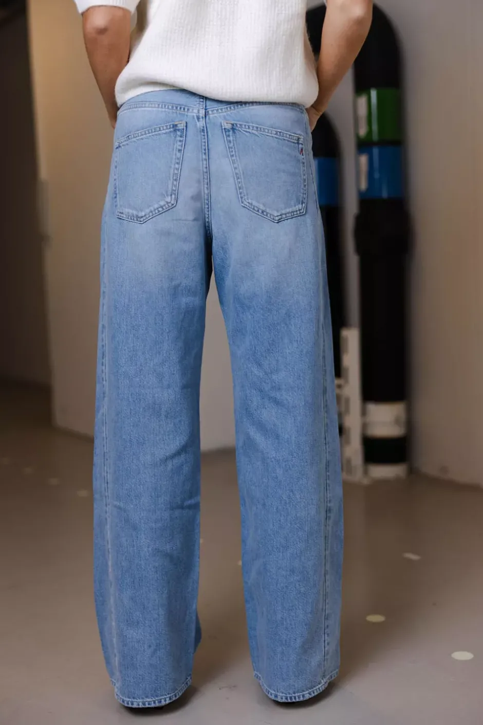 Narja Pants Medium Blue^REPLAY Hot