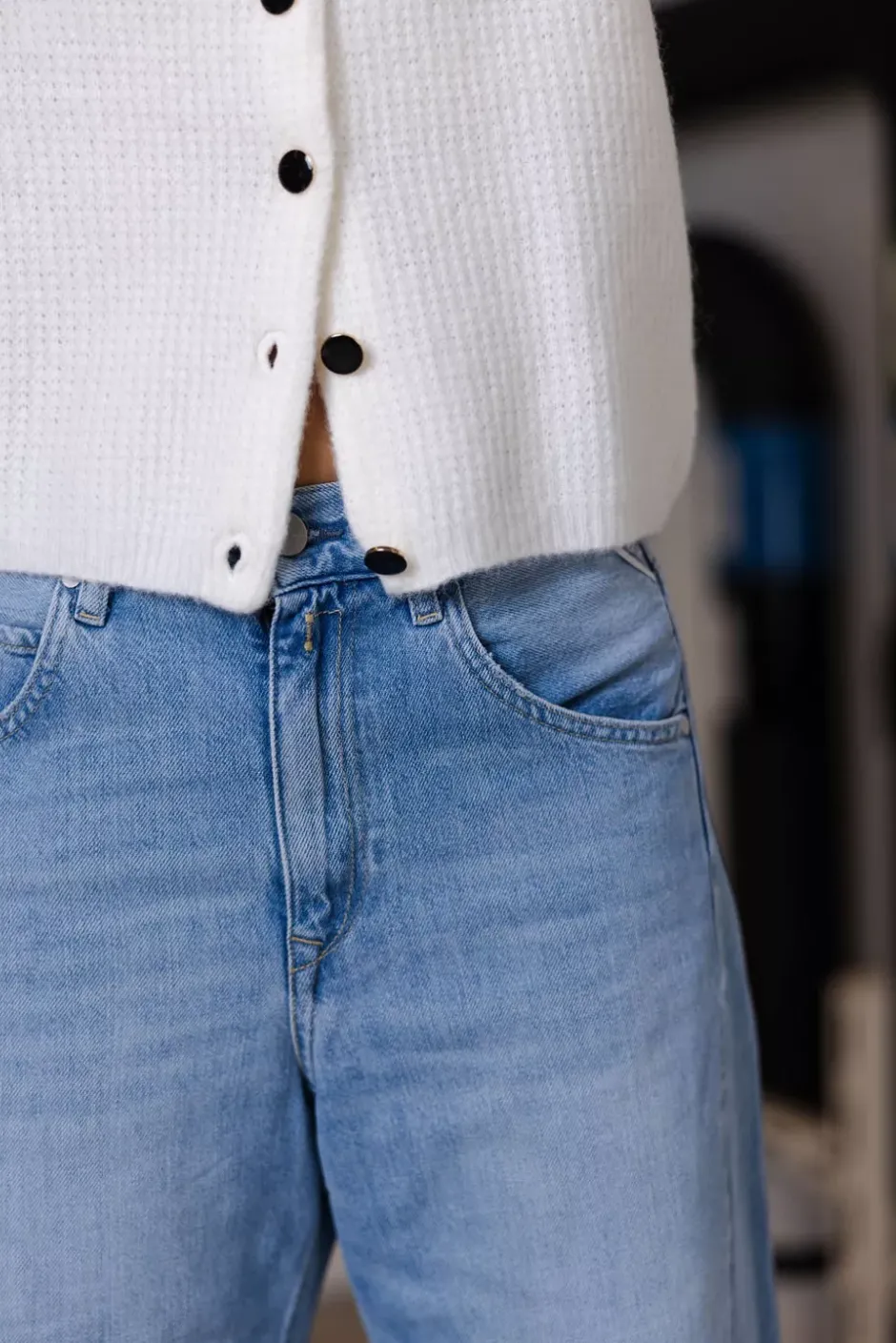 Narja Pants Medium Blue^REPLAY Hot