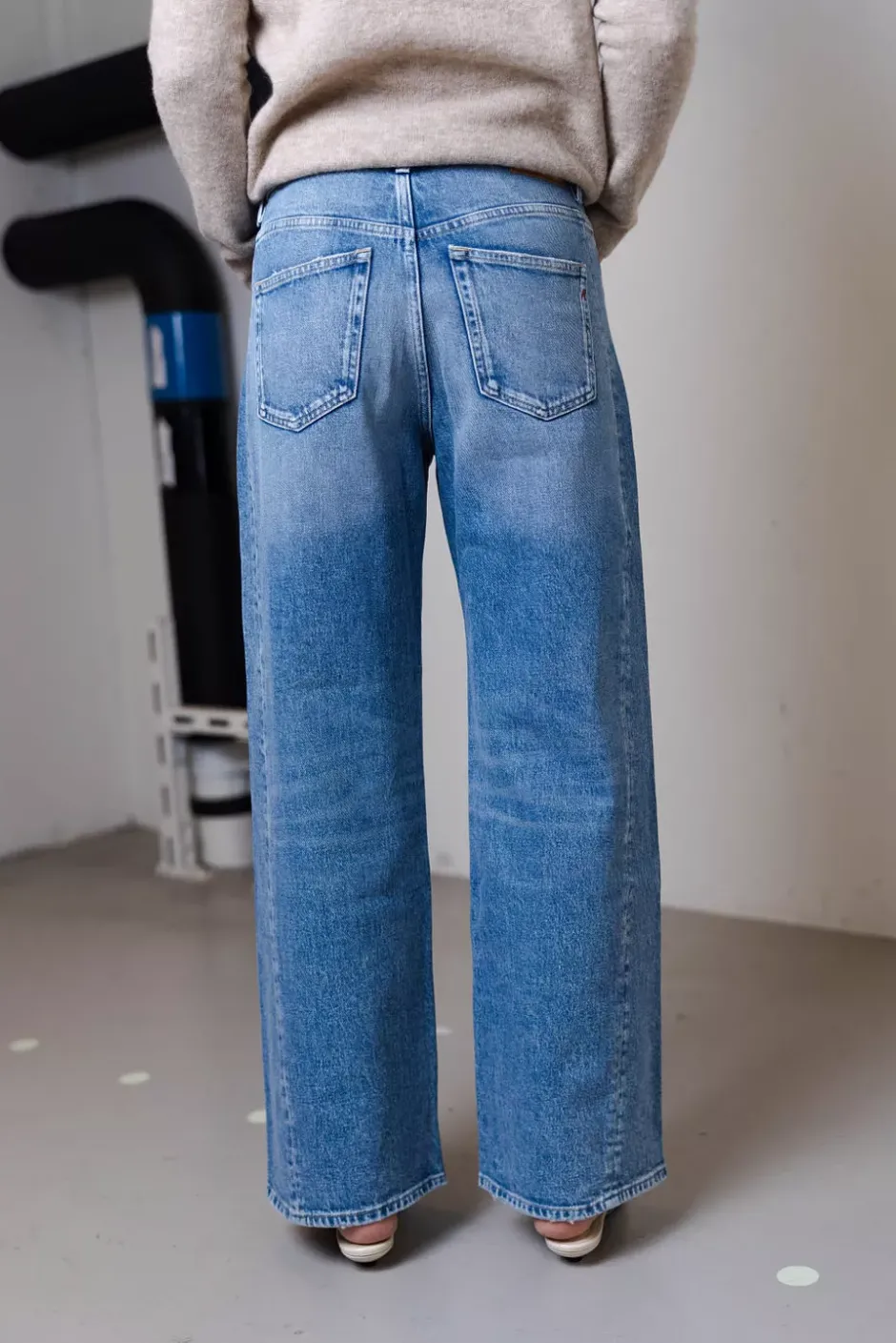 Narja Pants Medium Blue Studs^REPLAY Fashion