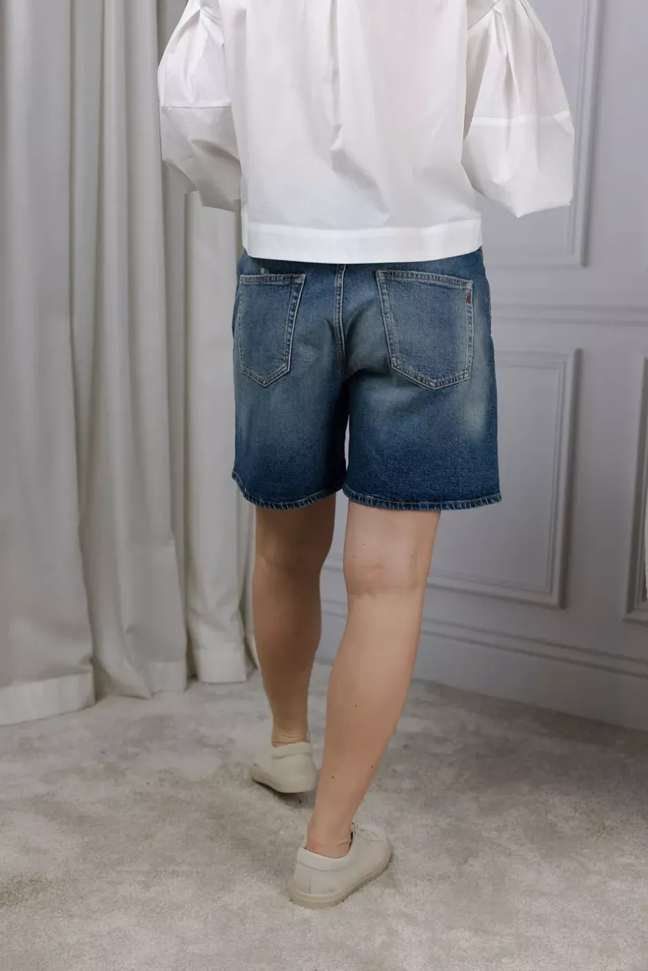 Narja Shorts Medium Blue^REPLAY Clearance