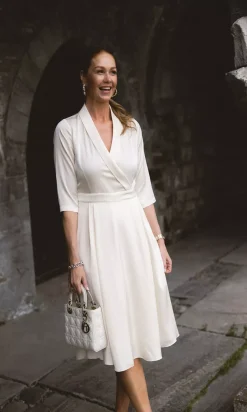 New Bertine Dress Creme^HIIL STUDIO Hot