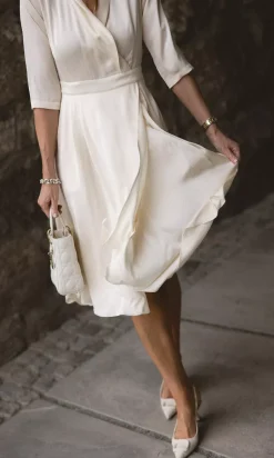 New Bertine Dress Creme^HIIL STUDIO Hot