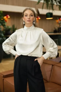 New Brianna Blouse Creme^HIIL STUDIO Outlet