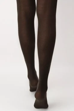 Nives Fine Wool Tights Brown^OROBLU Hot