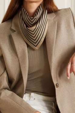 No. 15 Camel & Black^LESCARF Sale