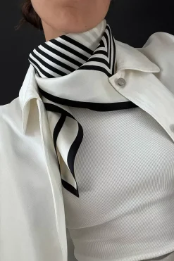 No. 1 Cream & Black^LESCARF Fashion