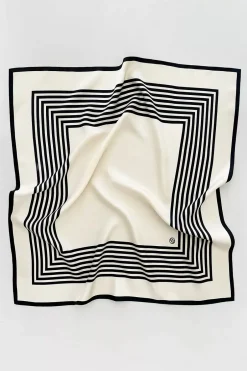 No. 1 Cream & Black^LESCARF Fashion