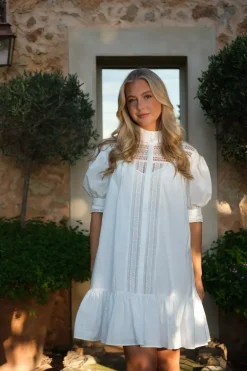 Nora Dress White^CARMA COLLECTION Clearance