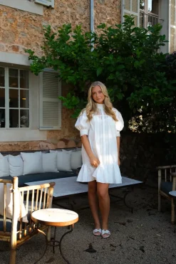 Nora Dress White^CARMA COLLECTION Clearance