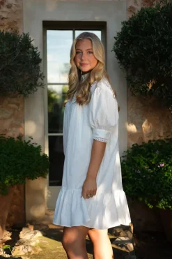 Nora Dress White^CARMA COLLECTION Clearance