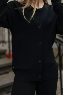 Olly Button Down Cardigan Black^LUNE ACTIVE Sale