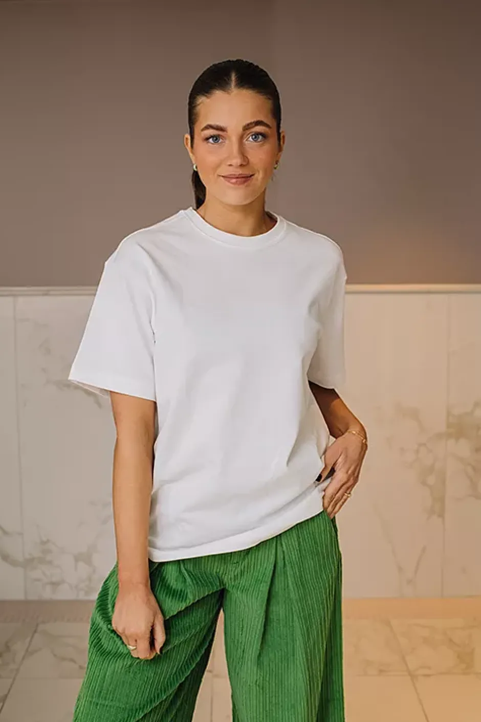Organic Cotton T-shirt White^THE PRODUCT Hot