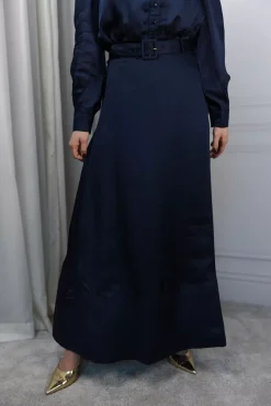 Organza Maxi Skirt Navy^BY TIMO Discount