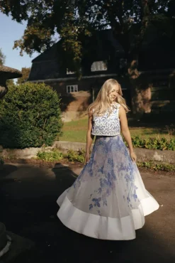 Organza Maxi Skirt Skylight^BY TIMO Fashion