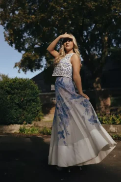 Organza Maxi Skirt Skylight^BY TIMO Fashion