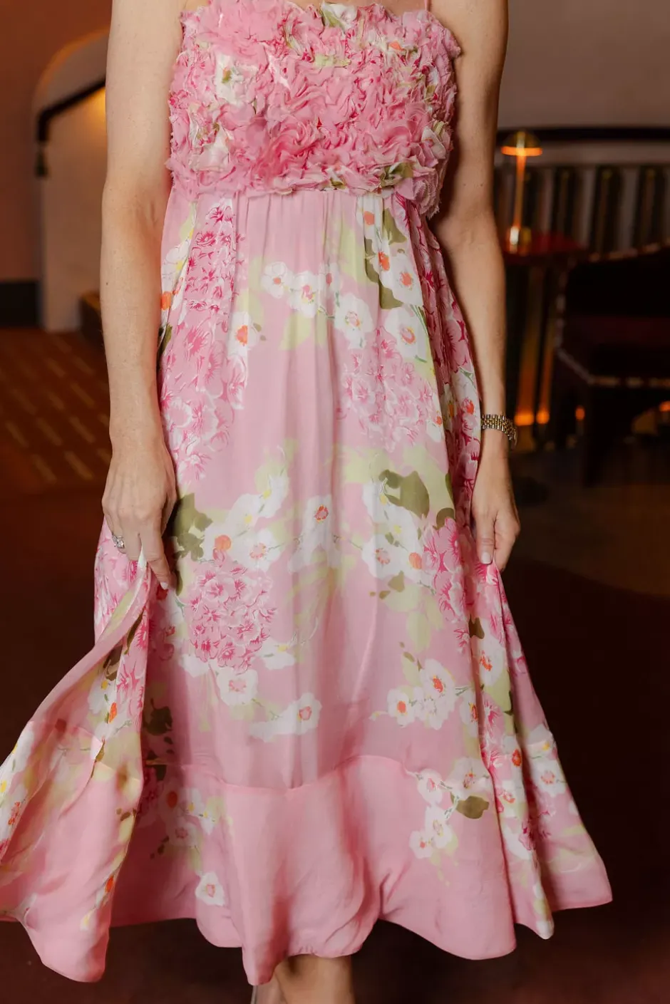 Organza Strap Dress Cherry Blossom^BY TIMO Outlet