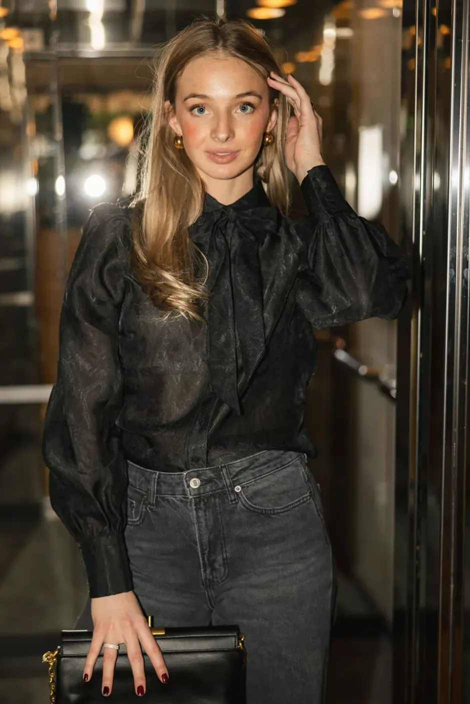 Ottilie Shirt Black^HIIL STUDIO Discount