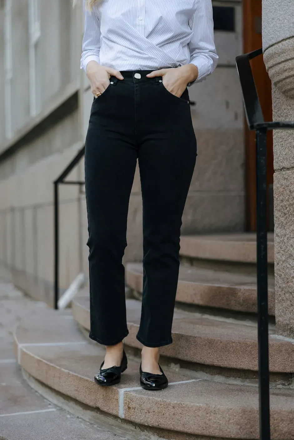 Paper Jeans Faded Black^HIIL STUDIO Sale