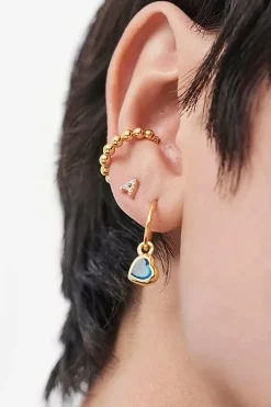 Pave Initial Stud Earrings T-Z^MISSOMA Outlet