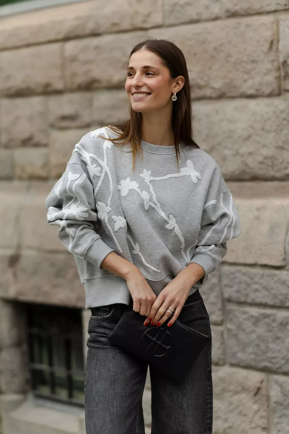 Pawi Sweatshirt Light Grey^MUNTHE New