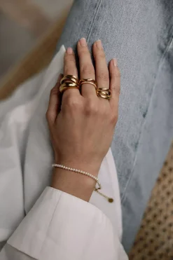 Pearl Bracelet Small Gold^HIIL STUDIO JEWELRY Online